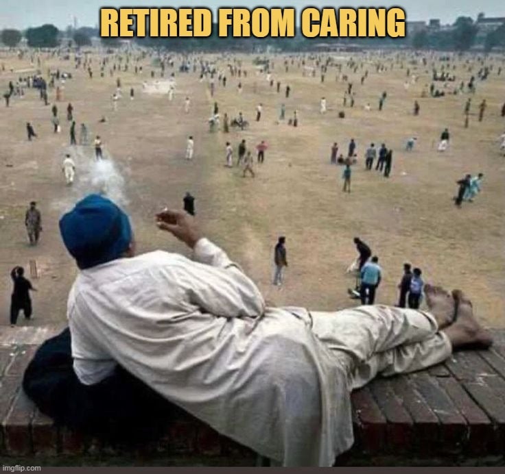 Because I am too old now