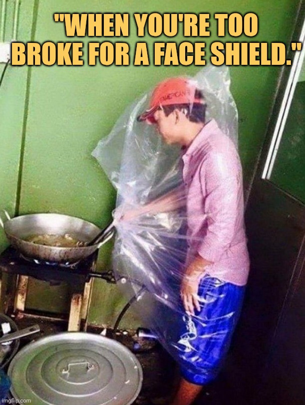 So broke that i have use Plastic wrap for shield