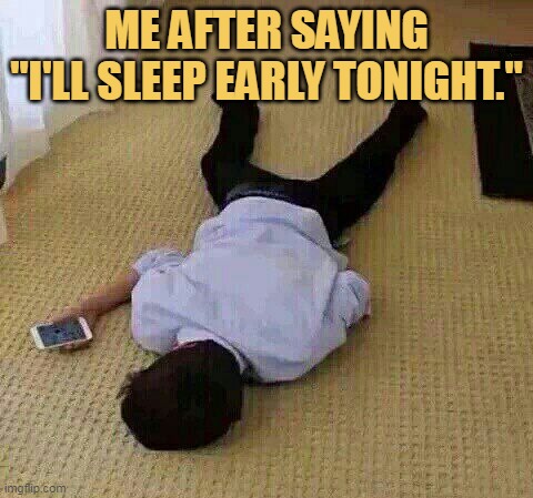But It is not today!