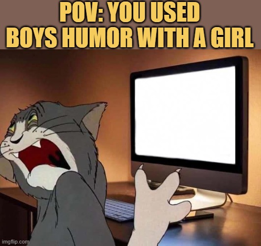 While chatting
