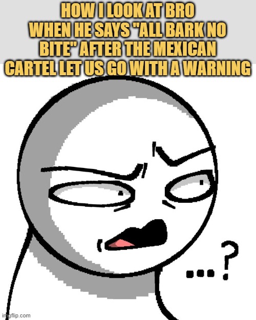 cartel warned us meme