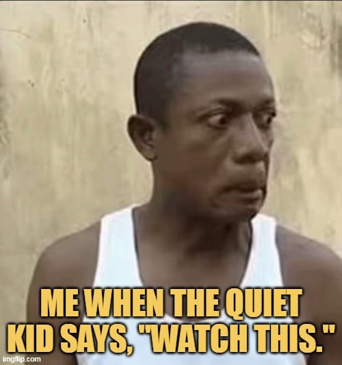 how can he talk? meme