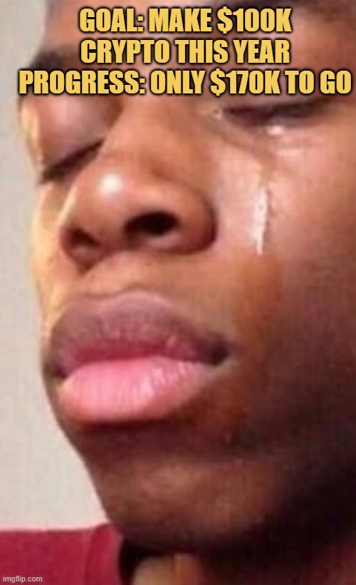 My crypto portfolio be like  meme