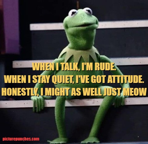 My attitude