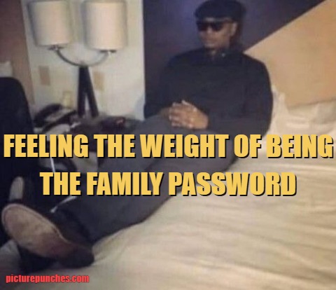 I remember every family pass