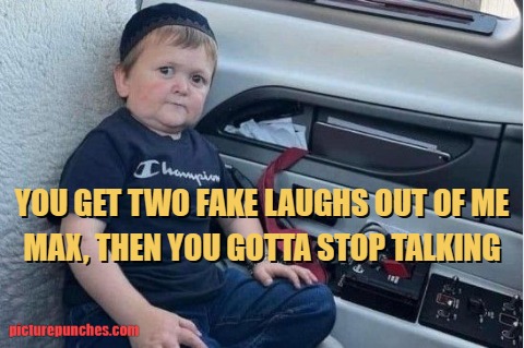 Fake laughs