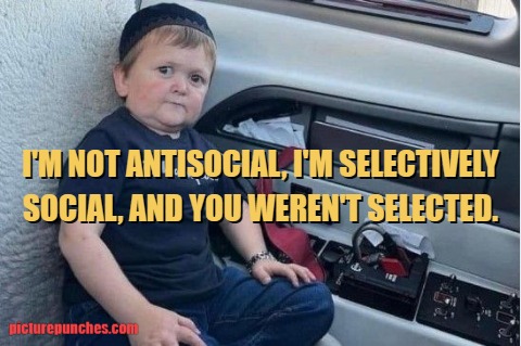 not anti social meme