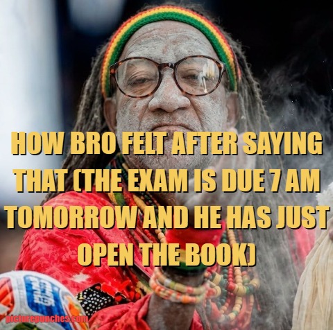 Exam due
