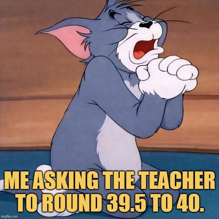 please teacher make my mark 40 meme