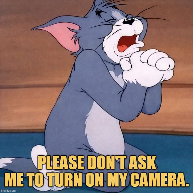 me when zoom class meme