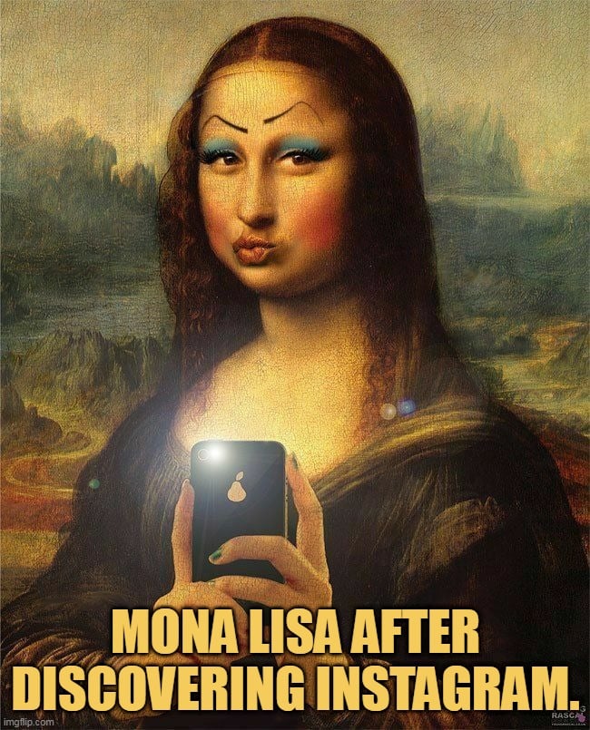 Monalisa is modern now