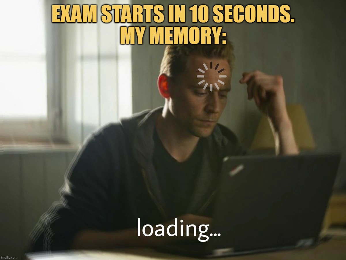 My brain is loading