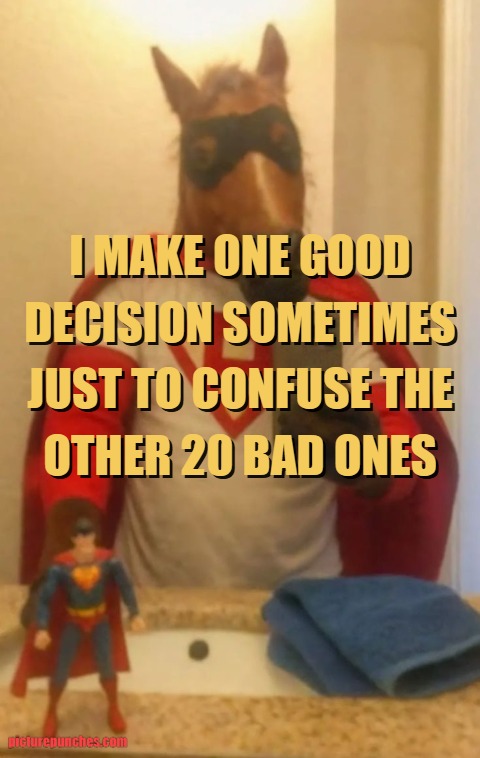 making decisions meme