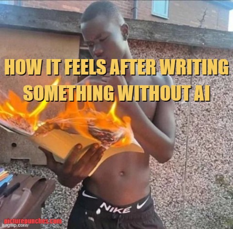 After writing without ai
