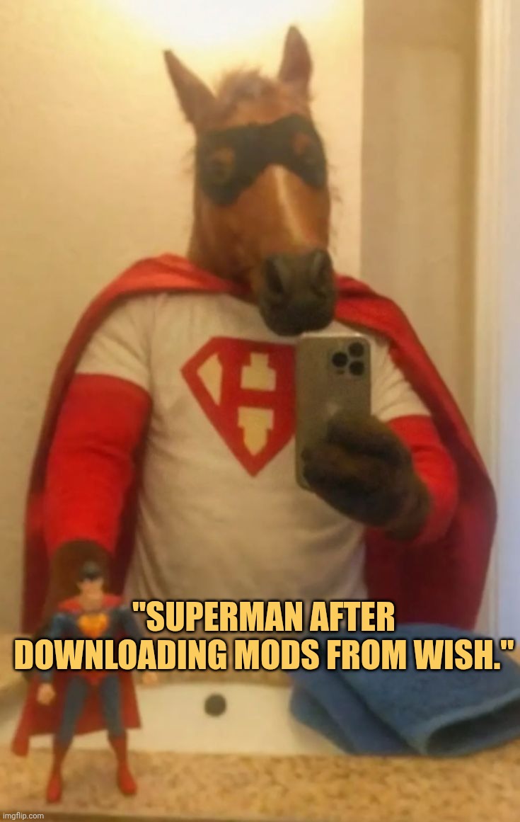 Superman wants to switch modes of his body