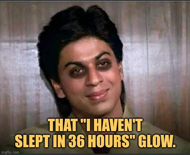 that glow hits different meme