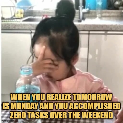 Because I hate monday