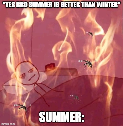 Summertime pain