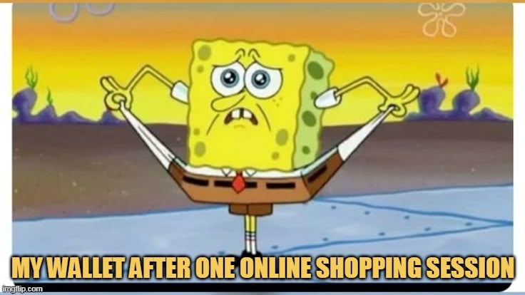 I spent all my money
