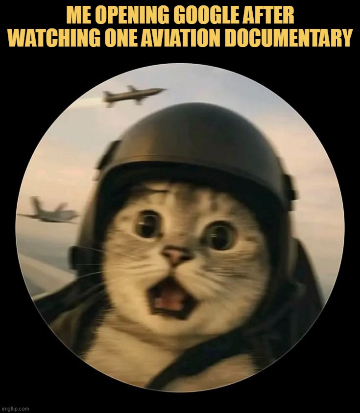 And I became a pilot