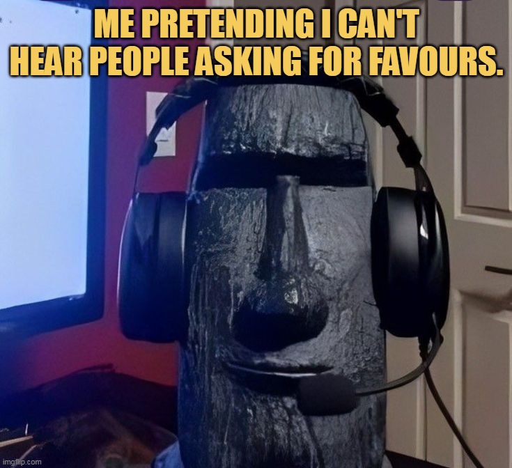 I am acting with people