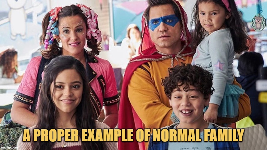 a proper example of a normal family meme