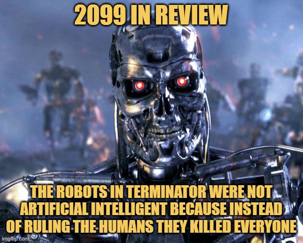 dumb terminator robots meme