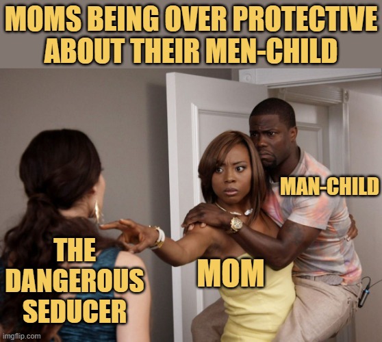 seducer take on mom for man-child got her back meme
