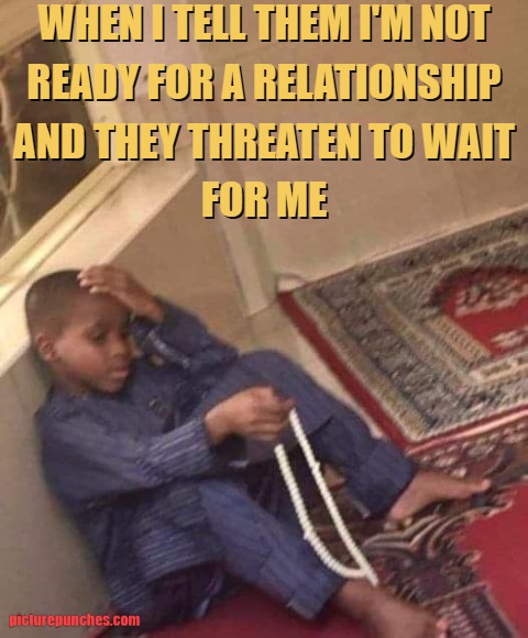 Not ready for relationship