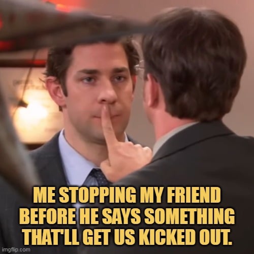 Please stop your mouth