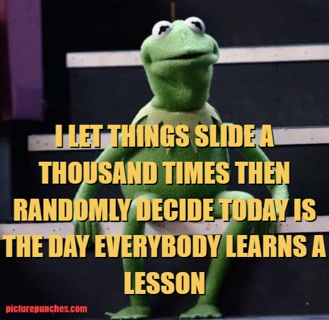 Learning a lesson