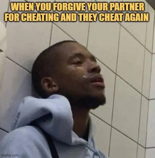 When you forgive your partner for cheating