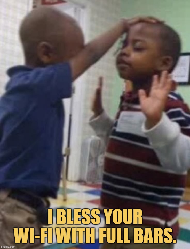 i bless you meme