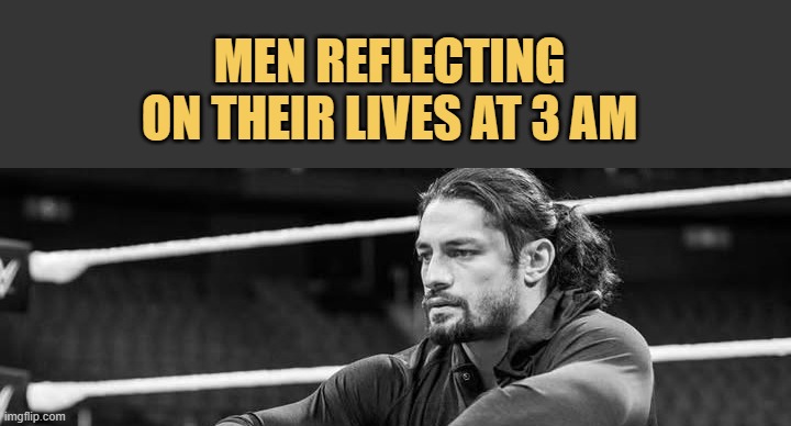 Men reflecting on their lives