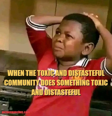 Police reaction be like