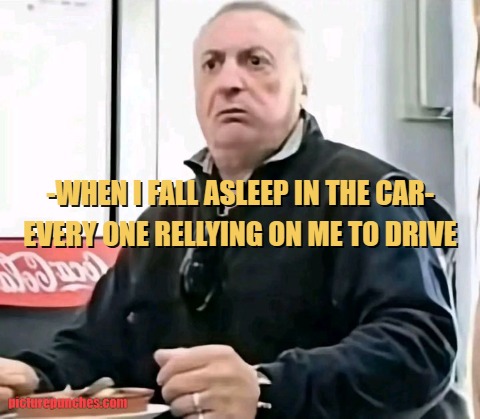 I fell asleep