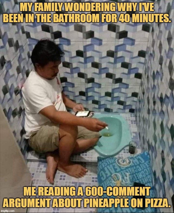 Me is bathroom Everyday