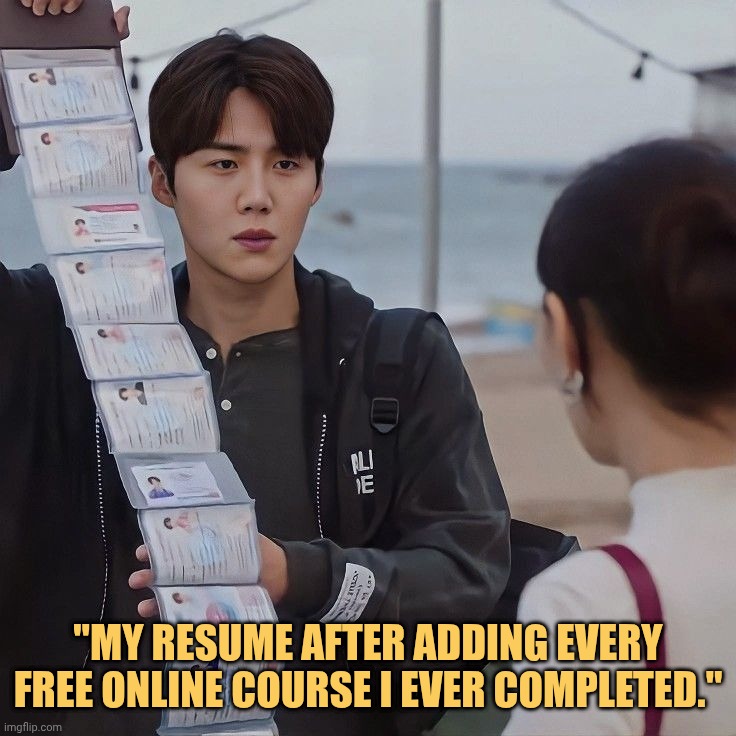 I do all course online