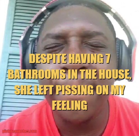 She pissed on me