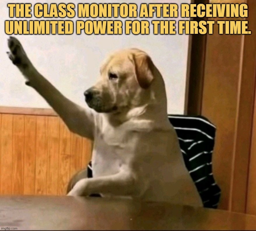 Now he acts like some kinda minister