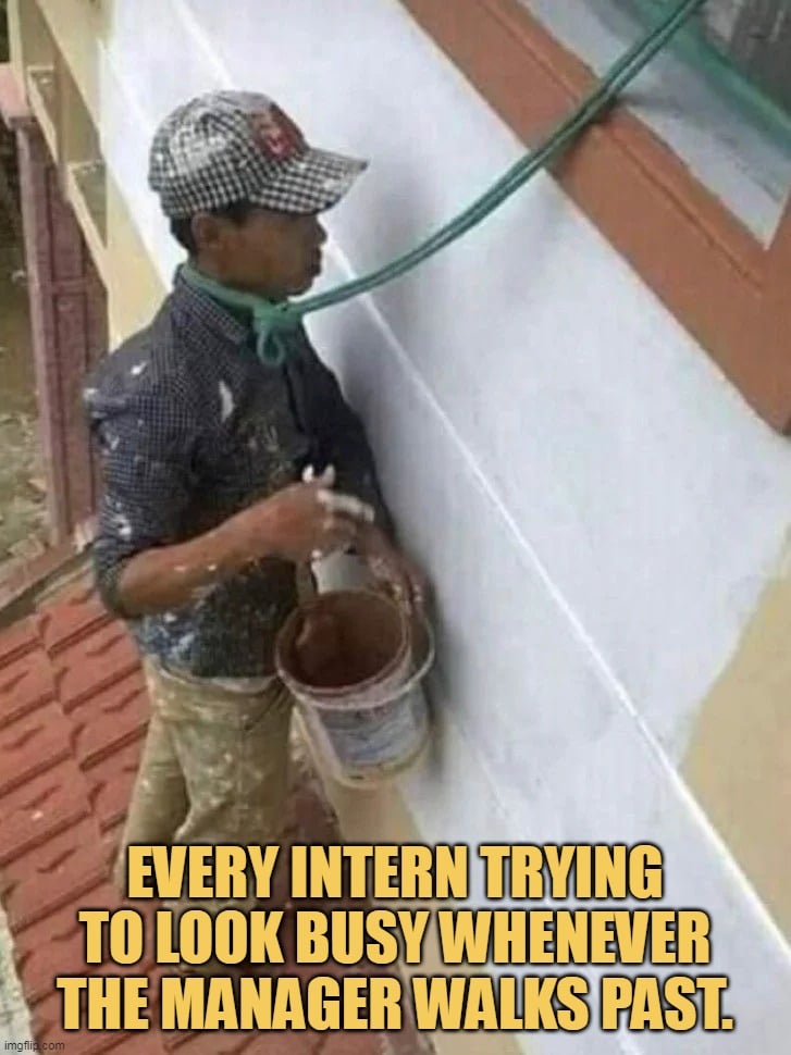im that intern guys meme
