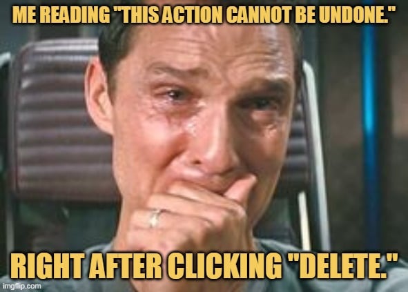 Please let me do it now