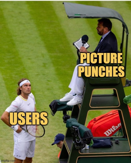 after picture punches slashed it's pay ftom $0.5 to $0.01

USERS