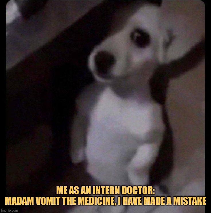 Me as an intern doctor