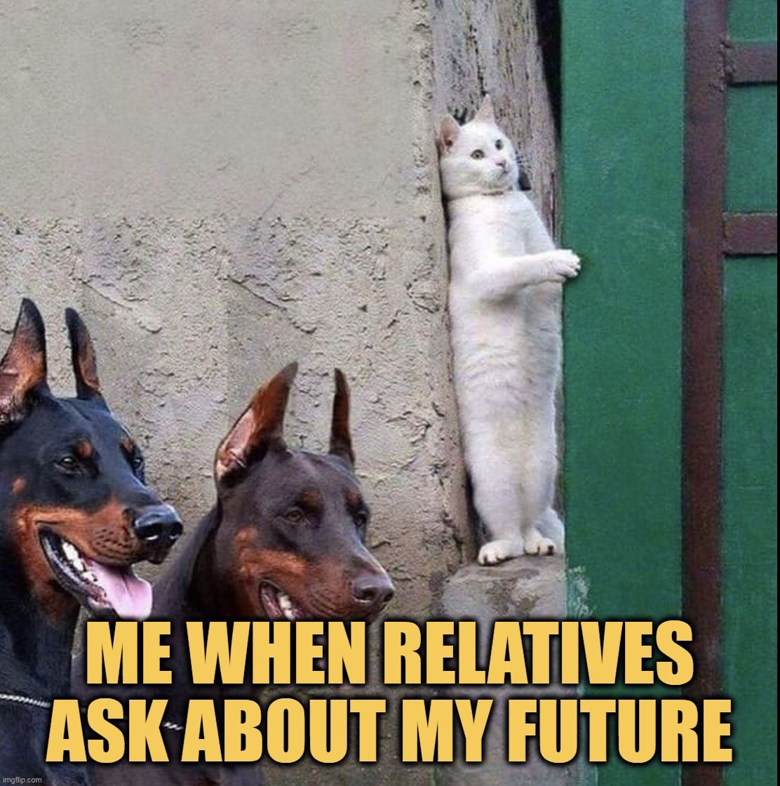 I hide from them
