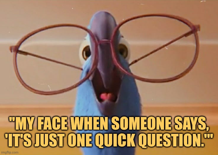im very excited for question meme
