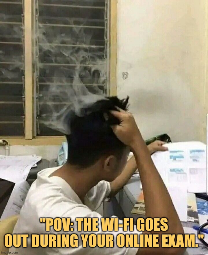 When the wifi goes down