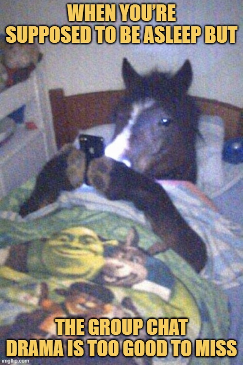 When you’re supposed to be asleep but meme