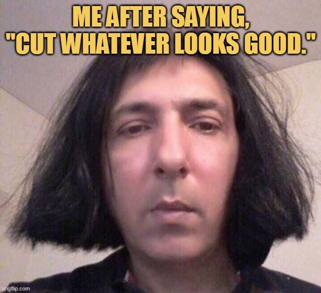 Rate this hair cut