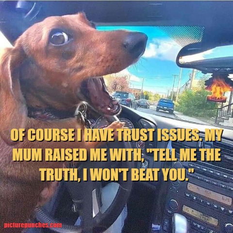 trust issues meme